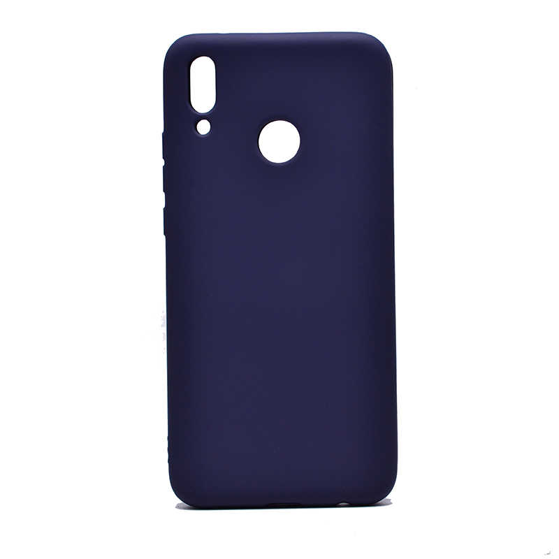 Huawei Uyumlu Y9 2019 Kılıf Zore Premier Silikon Kapak-Lacivert