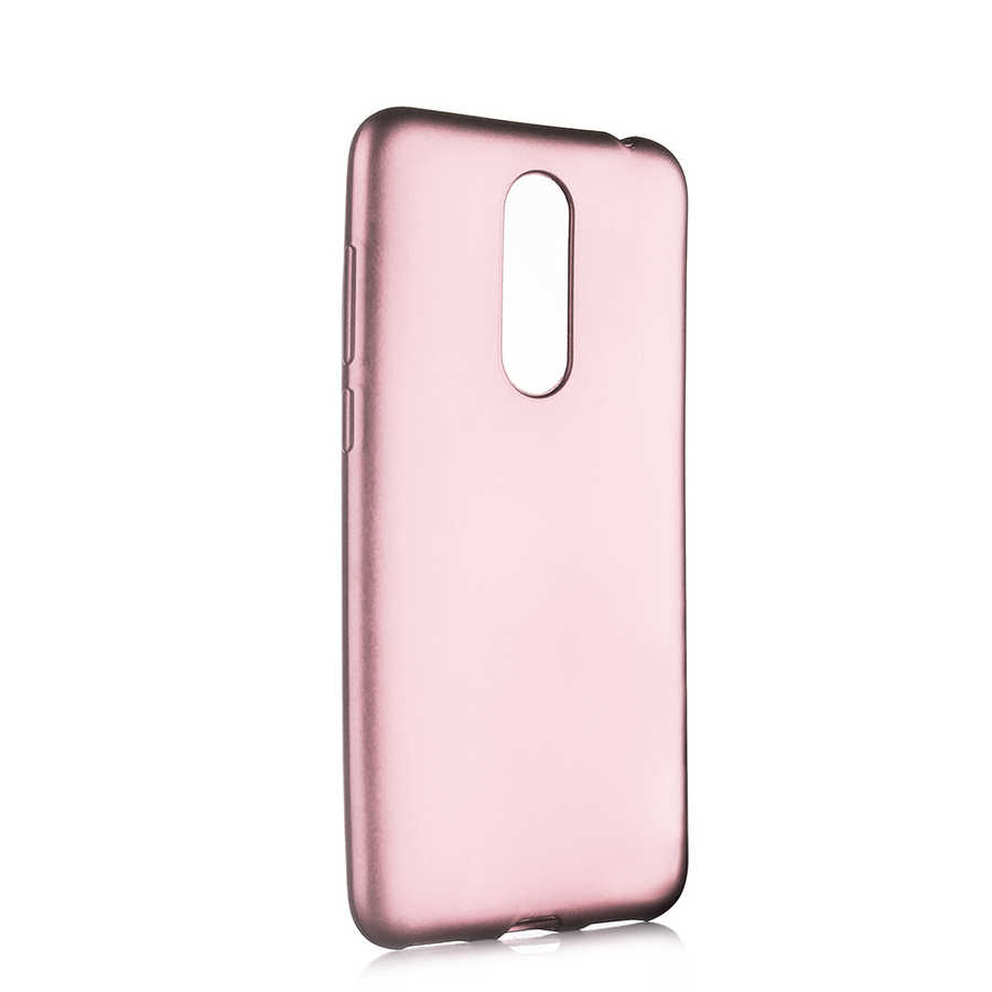 Meizu M6T Kılıf Zore Premier Silikon Kapak-Rose gold