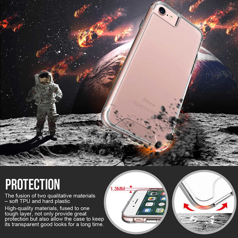 iPhone Uyumlu 7 Plus Kılıf Zore Gard Silikon