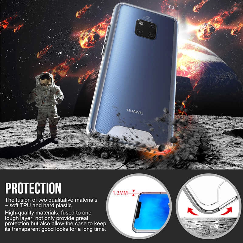 Huawei Uyumlu Mate 20 Pro Kılıf Zore Gard Silikon