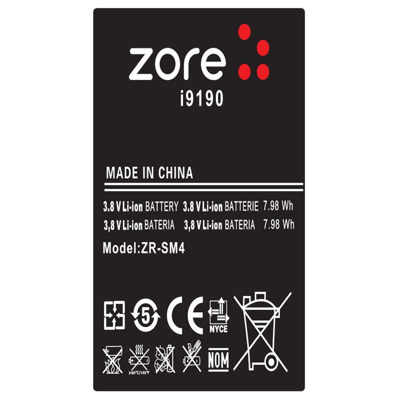 Galaxy Uyumlu S4 Mini Zore A Kalite Uyumlu Batarya