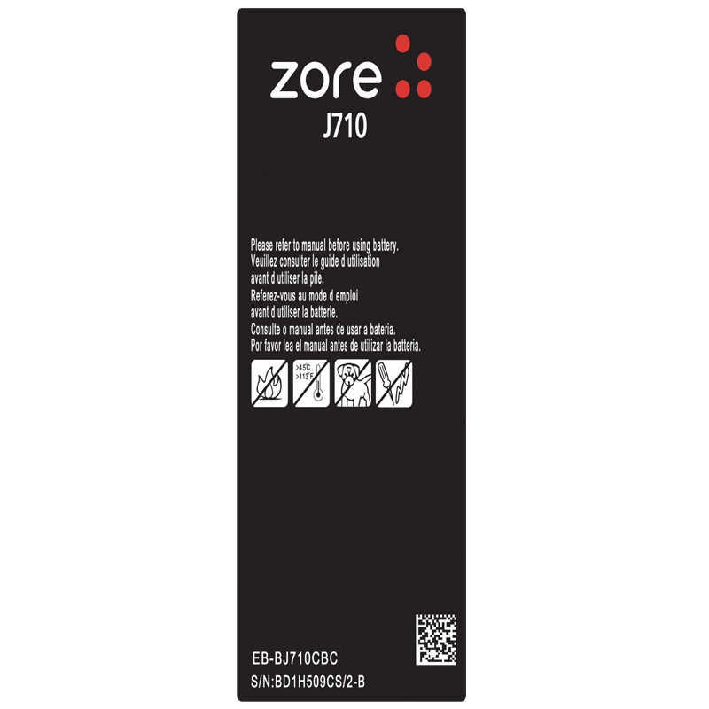 Galaxy Uyumlu J7 2016 Zore A Kalite Uyumlu Batarya