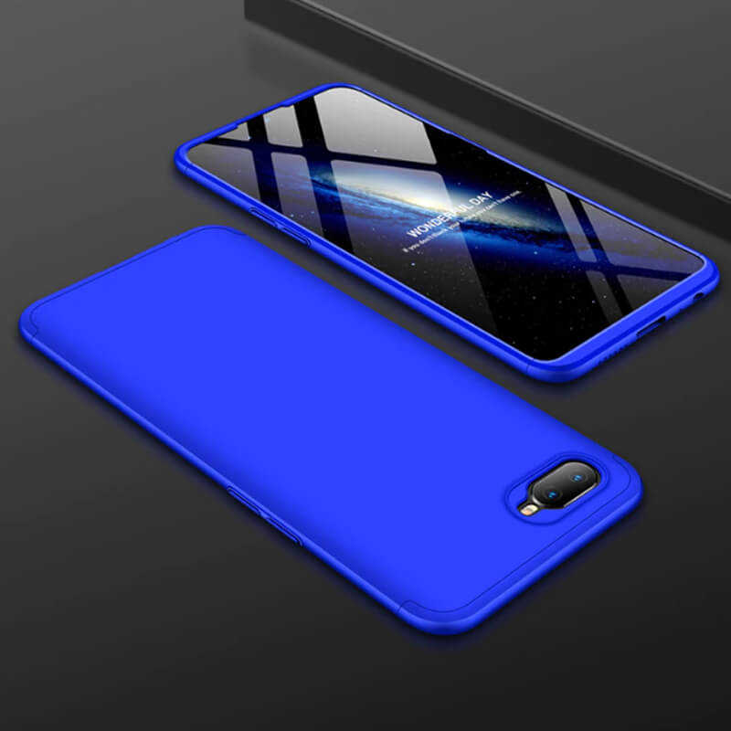 Oppo AX7 Kılıf Zore Ays Kapak-Mavi