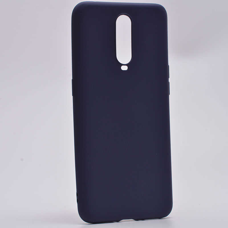 Oppo RX17 Pro Kılıf Zore Premier Silikon Kapak-Lacivert