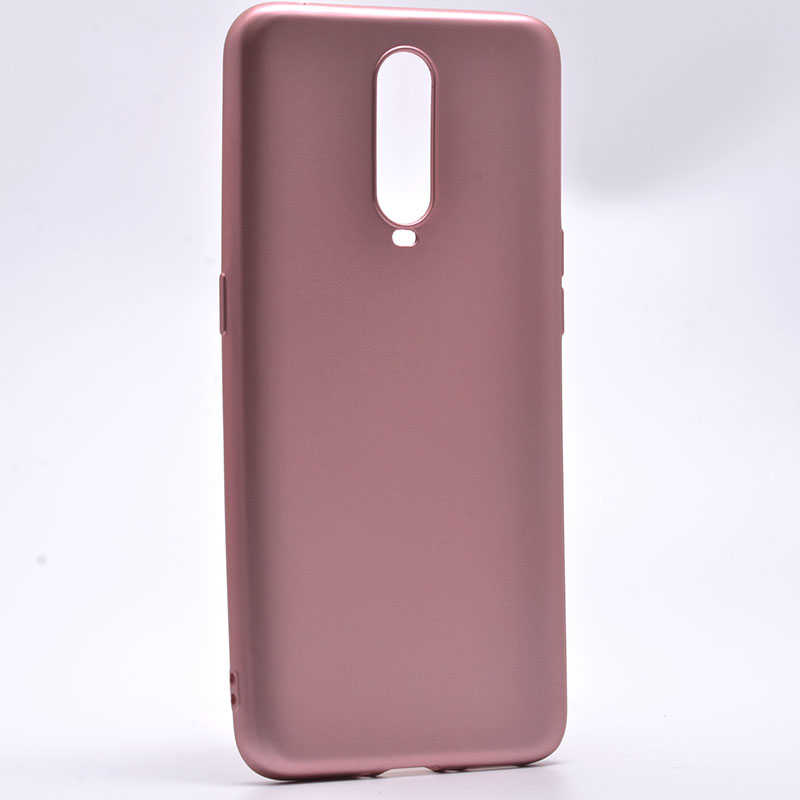 Oppo RX17 Pro Kılıf Zore Premier Silikon Kapak-Rose gold