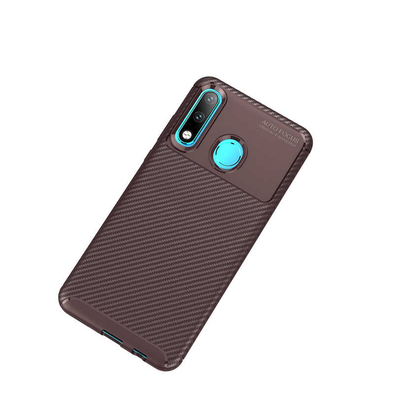 Huawei Uyumlu P30 Lite Kılıf Zore Negro Silikon Kapak-Kahverengi