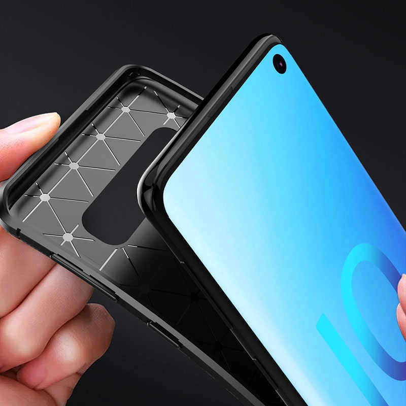Galaxy Uyumlu S10 Kılıf Zore Negro Silikon Kapak