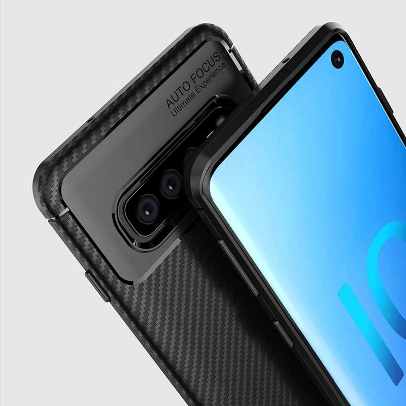 Galaxy Uyumlu S10 Kılıf Zore Negro Silikon Kapak
