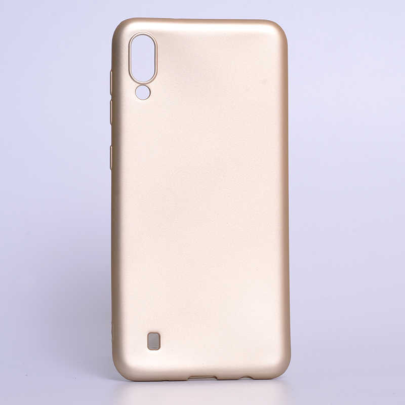Galaxy Uyumlu M10 Kılıf Zore Premier Silikon Kapak-Gold
