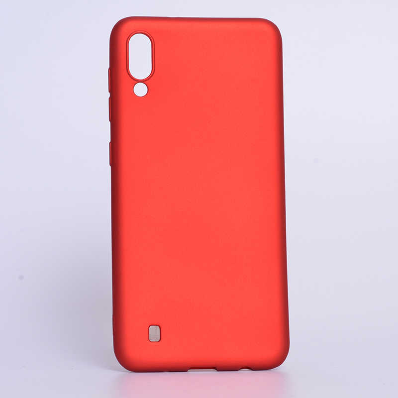Galaxy Uyumlu M10 Kılıf Zore Premier Silikon Kapak-Kırmızı