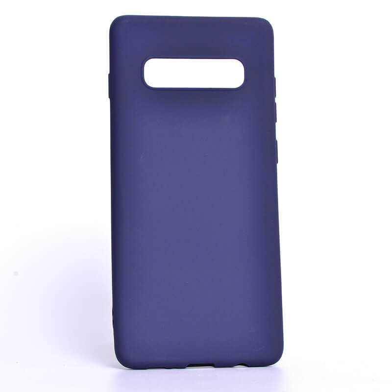 Galaxy Uyumlu S10 Kılıf Zore Premier Silikon Kapak-Lacivert