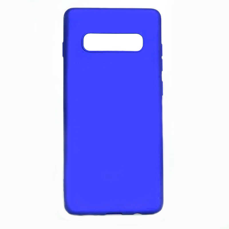 Galaxy Uyumlu S10 Kılıf Zore Premier Silikon Kapak-Saks mavi
