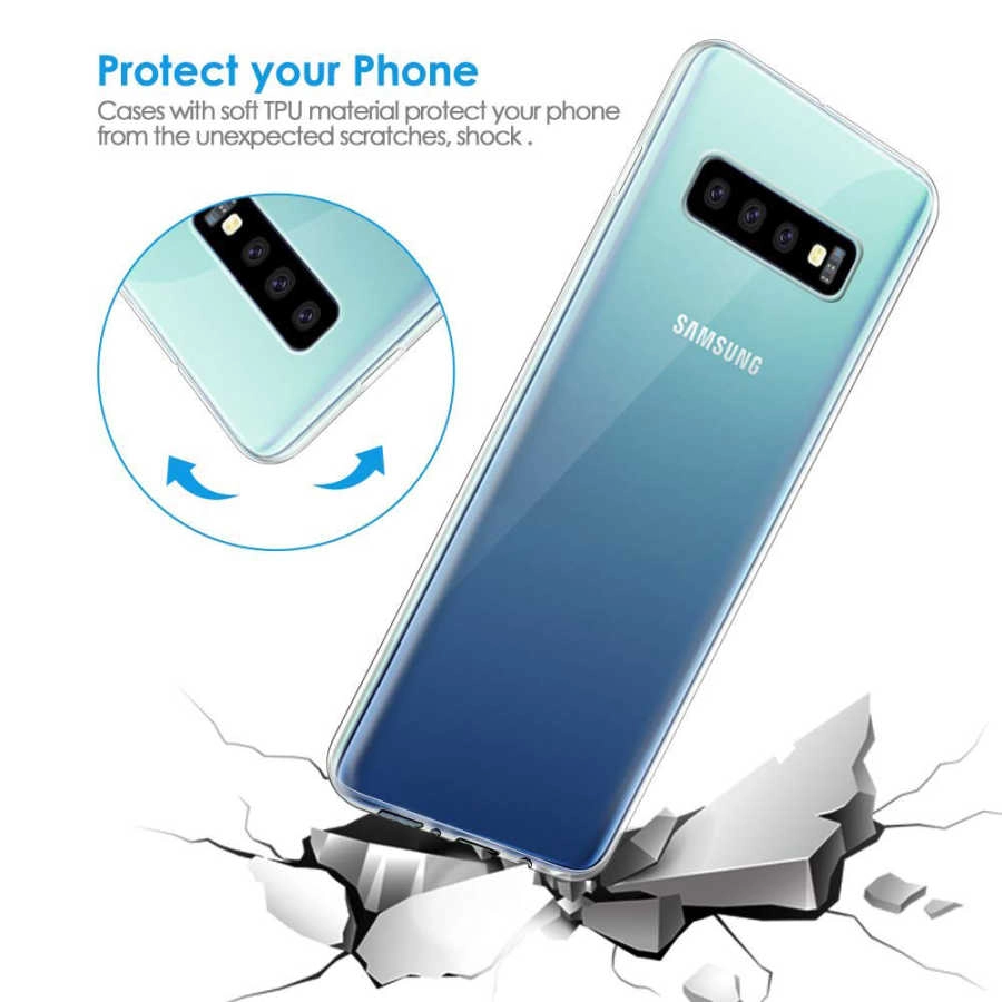 Galaxy Uyumlu S10 Kılıf Zore İmax Silikon