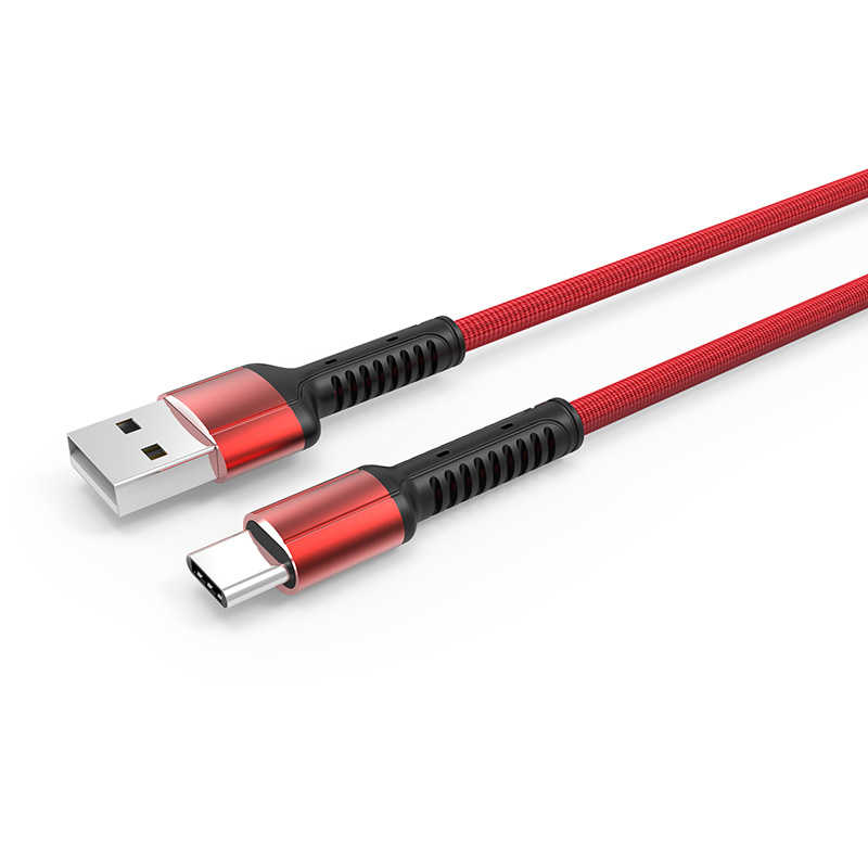 Zore LS63 Type-C Usb Kablo-Kırmızı
