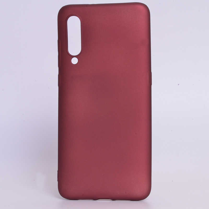 Xiaomi Uyumlu  Mi 9 Kılıf Zore Premier Silikon Kapak-Mürdüm