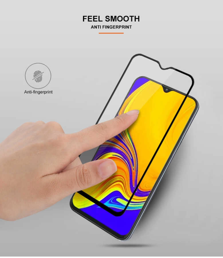 Galaxy Uyumlu A50 Zore Kenarları Kırılmaya Dayanıklı Cam Ekran Koruyucu