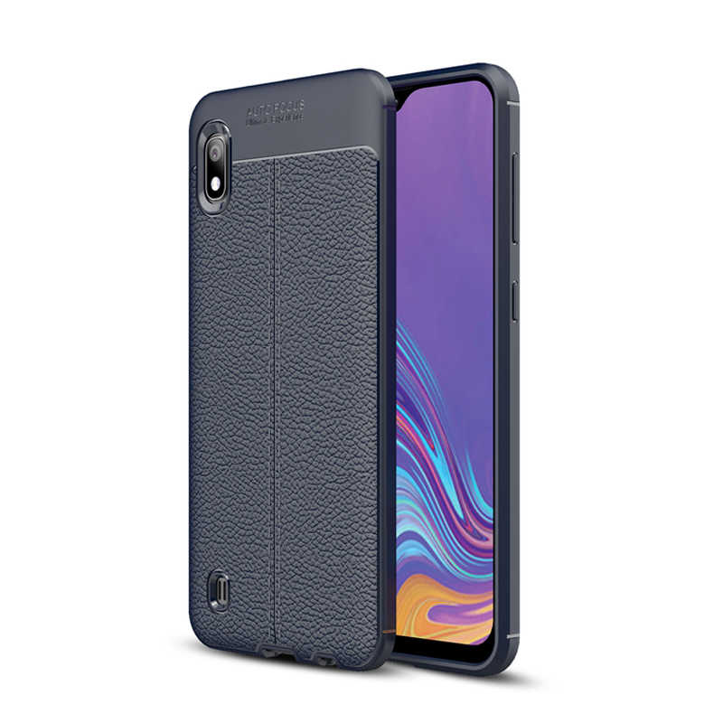 Galaxy Uyumlu A10 Kılıf Zore Niss Silikon Kapak-Lacivert