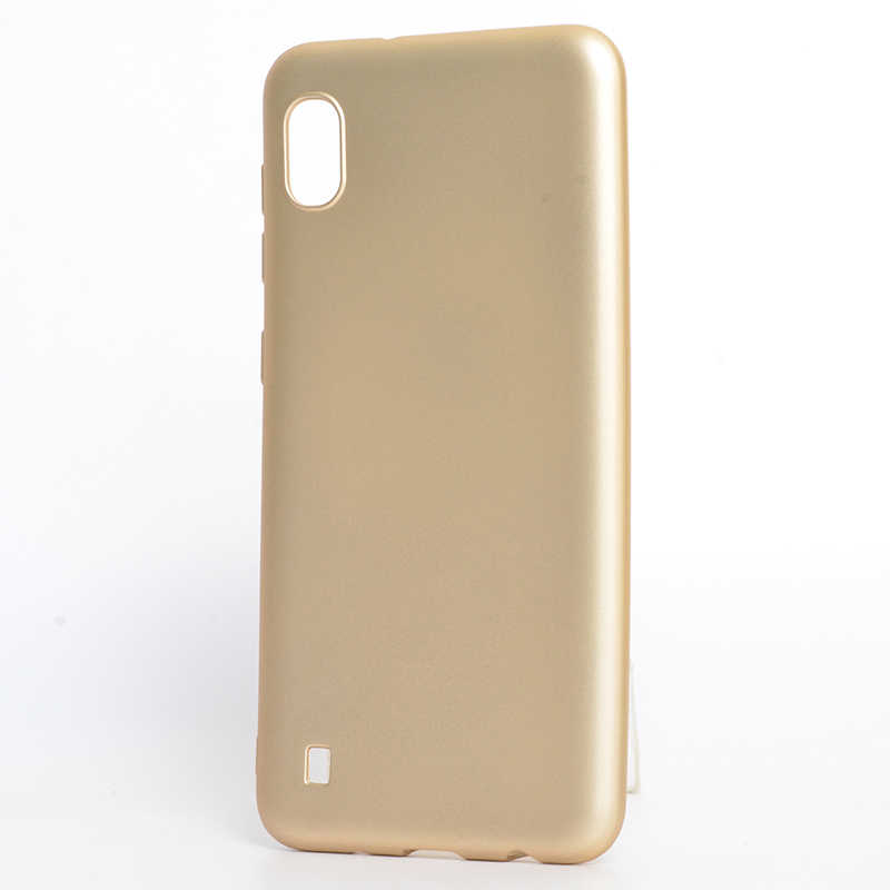Galaxy Uyumlu A10 Kılıf Zore Premier Silikon Kapak-Gold