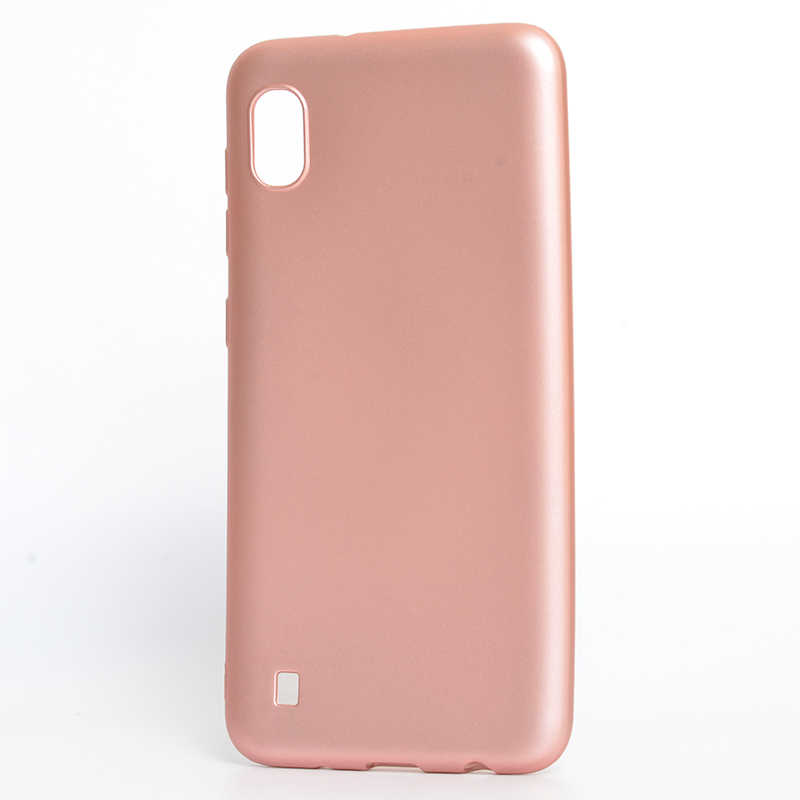 Galaxy Uyumlu A10 Kılıf Zore Premier Silikon Kapak-Rose gold