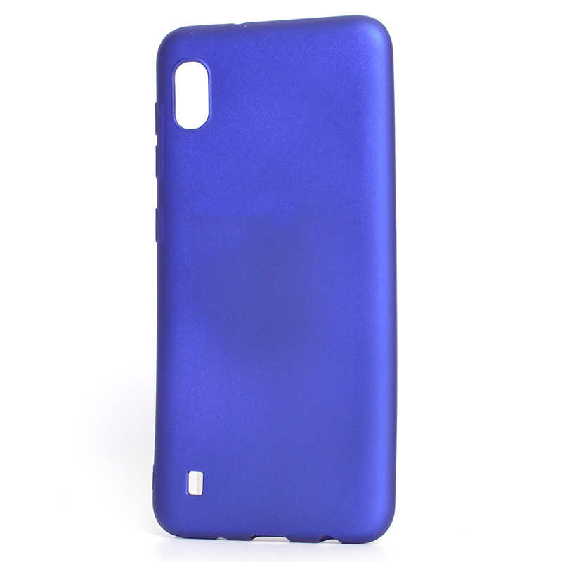Galaxy Uyumlu A10 Kılıf Zore Premier Silikon Kapak-Saks mavi