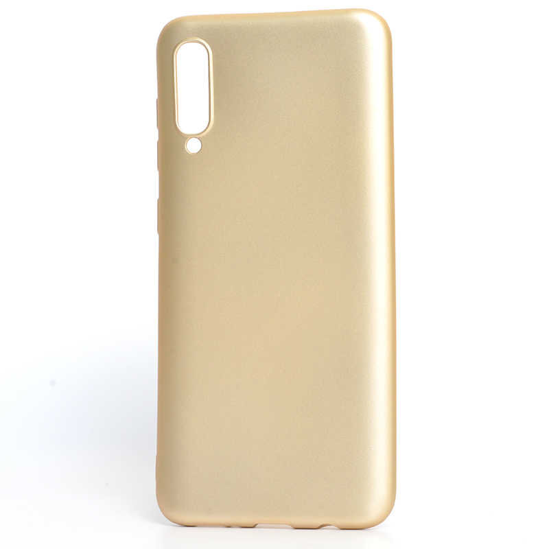 Galaxy Uyumlu A50 Kılıf Zore Premier Silikon Kapak-Gold