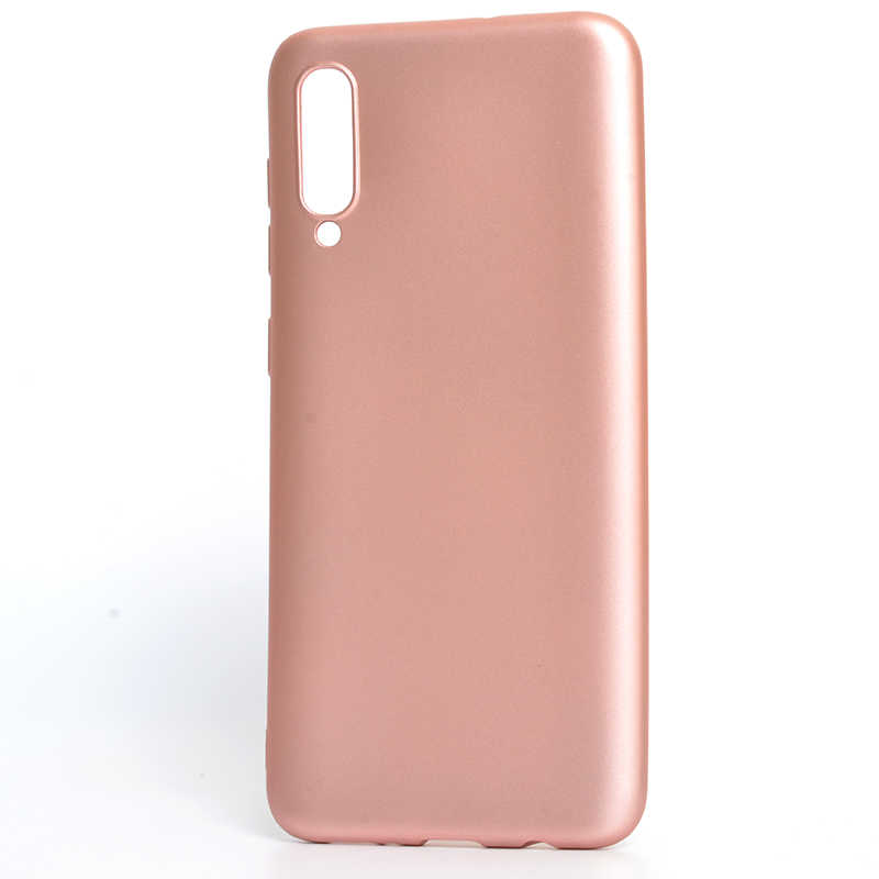 Galaxy Uyumlu A50 Kılıf Zore Premier Silikon Kapak-Rose gold