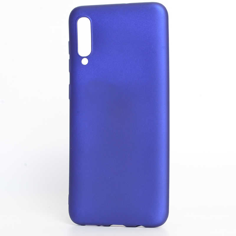 Galaxy Uyumlu A50 Kılıf Zore Premier Silikon Kapak-Saks mavi