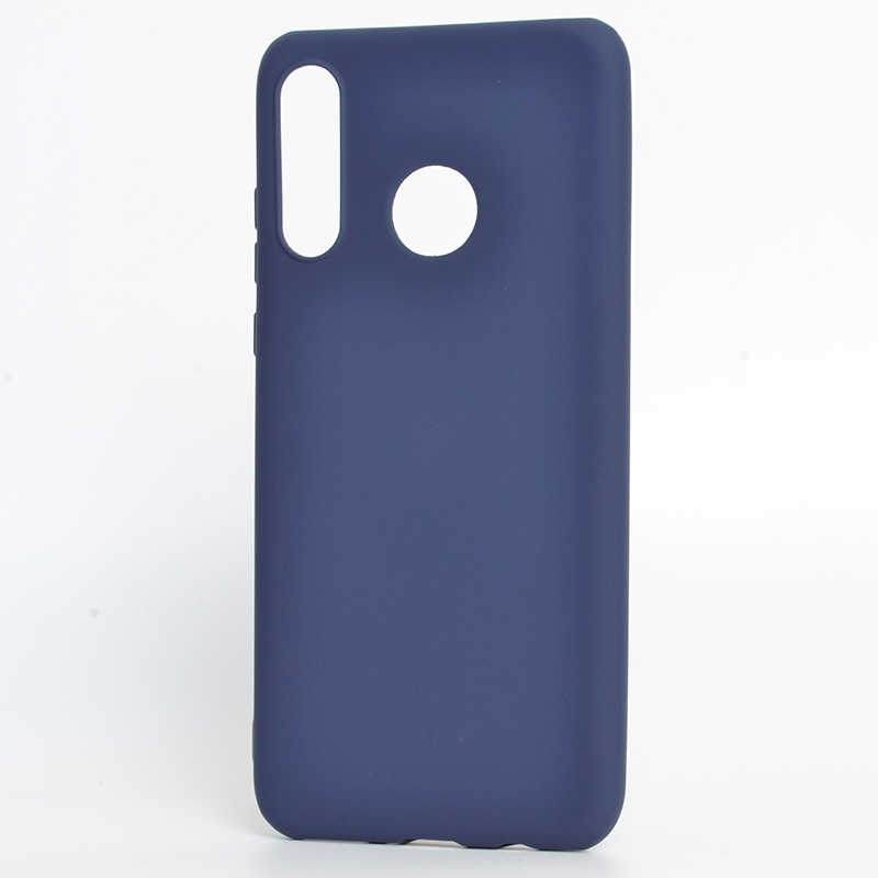 Huawei Uyumlu P30 Lite Kılıf Zore Premier Silikon Kapak-Lacivert