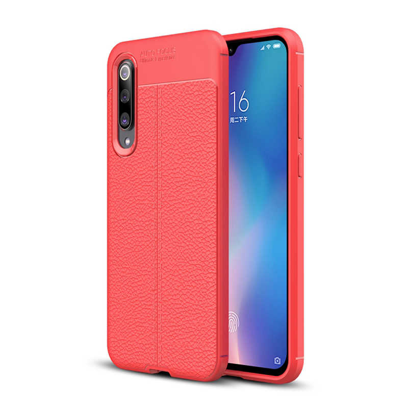 Xiaomi Uyumlu  Mi 9 Kılıf Zore Niss Silikon Kapak-Kırmızı
