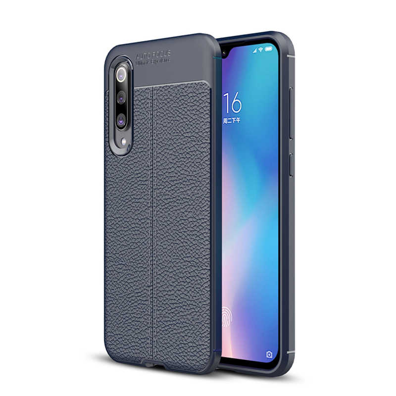 Xiaomi Uyumlu  Mi 9 Kılıf Zore Niss Silikon Kapak-Lacivert