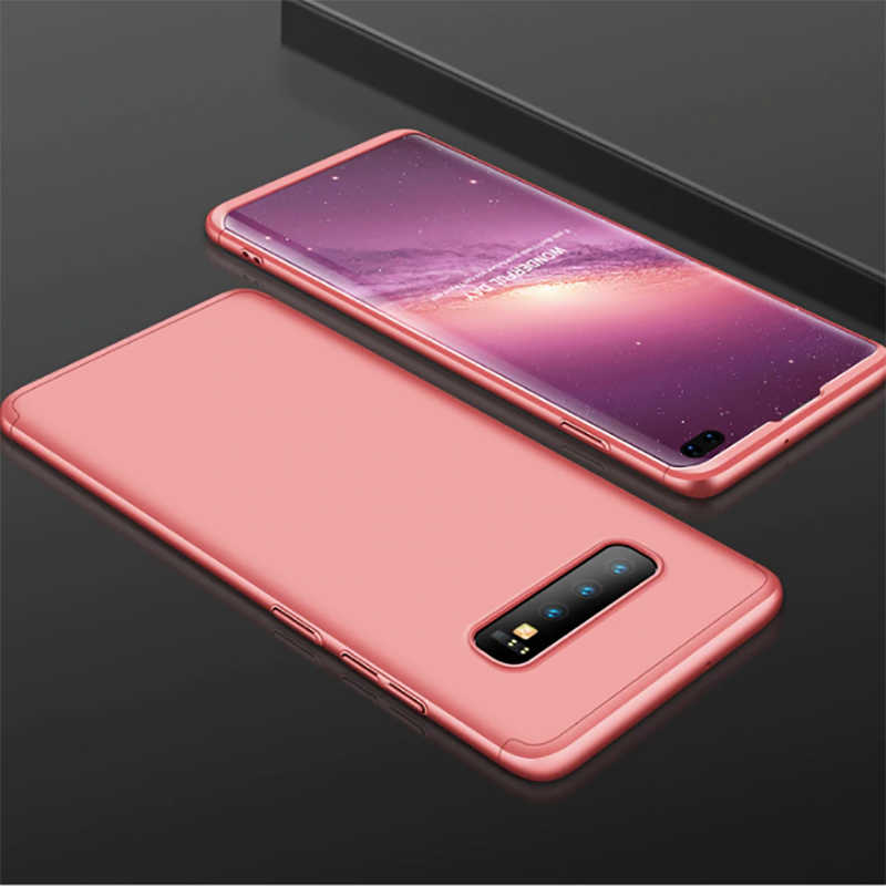Galaxy Uyumlu S10 Kılıf Zore Ays Kapak-Rose gold