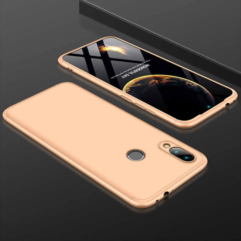 Xiaomi Uyumlu  Redmi Note 7 Kılıf Zore Ays Kapak-Gold