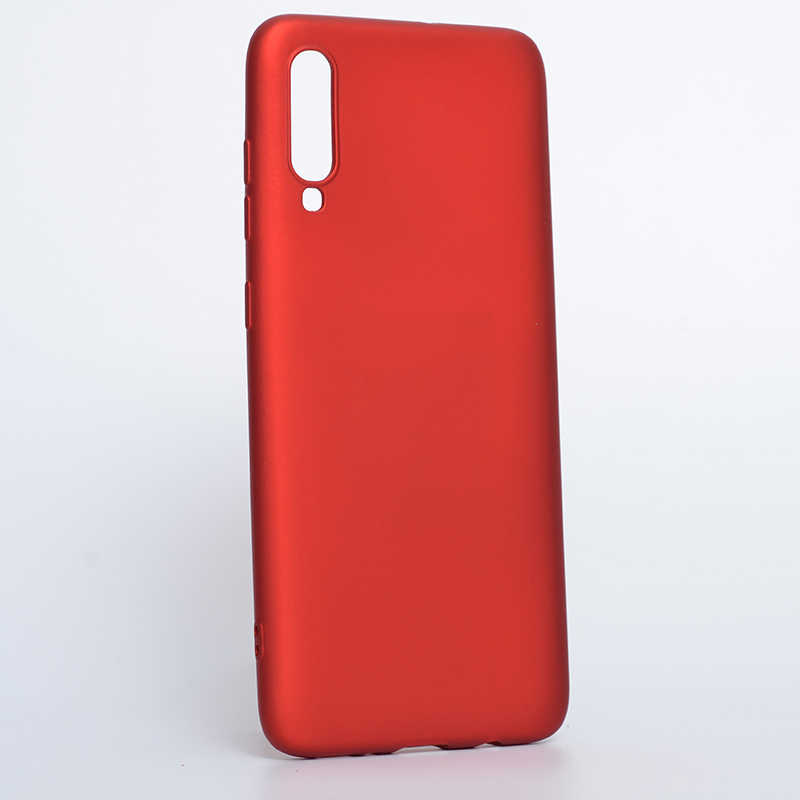 Galaxy Uyumlu A70 Kılıf Zore Premier Silikon Kapak-Kırmızı