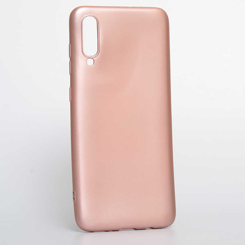 Galaxy Uyumlu A70 Kılıf Zore Premier Silikon Kapak-Rose gold