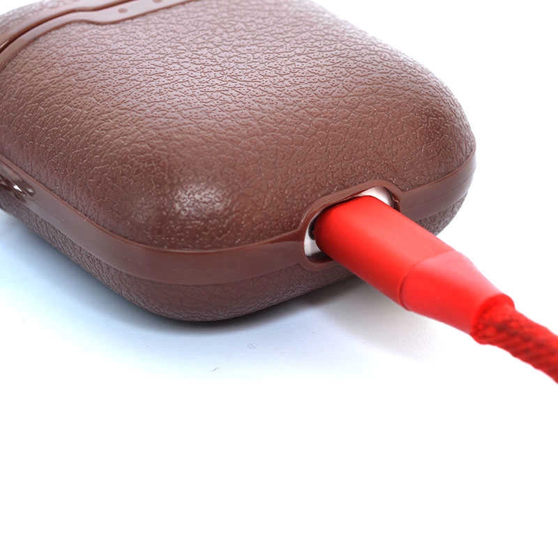 Airpods Uyumlu Kılıf Zore Airbag 03 Silikon-Kırmızı