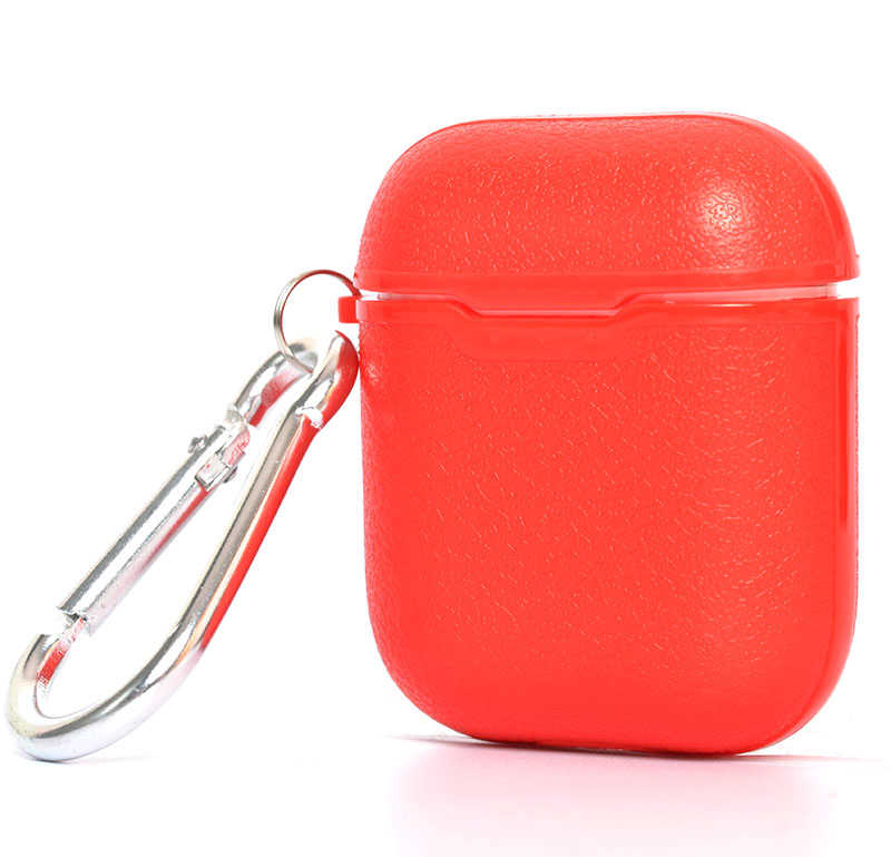 Airpods Uyumlu Kılıf Zore Airbag 03 Silikon-Kırmızı