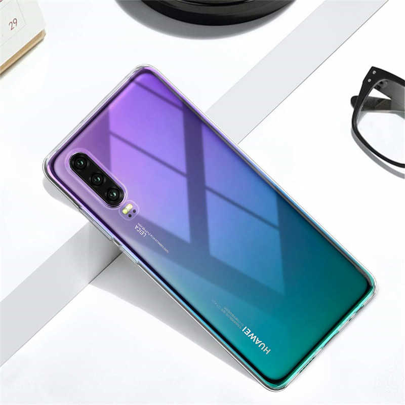 Huawei Uyumlu P30 Kılıf Zore Süper Silikon Kapak