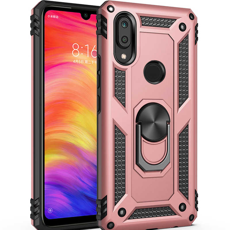 Huawei Uyumlu Y7 Prime 2019 Kılıf Zore Vega Kapak-Rose gold