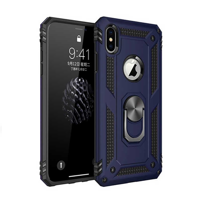 iPhone Uyumlu XS Max 6.5 Kılıf Zore Vega Kapak-Mavi
