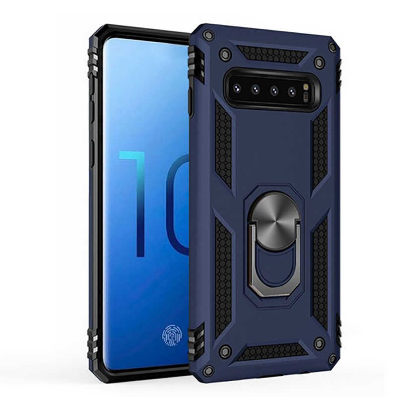 Galaxy Uyumlu S10 Kılıf Zore Vega Kapak-Mavi