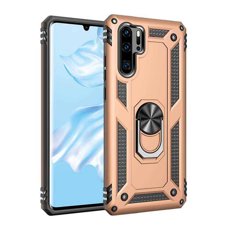 Huawei Uyumlu P30 Pro Kılıf Zore Vega Kapak-Gold