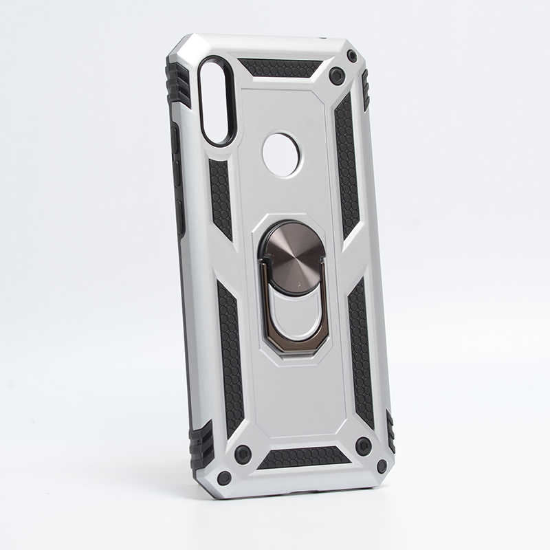 Huawei Uyumlu Honor 8A Kılıf Zore Vega Kapak-Gri