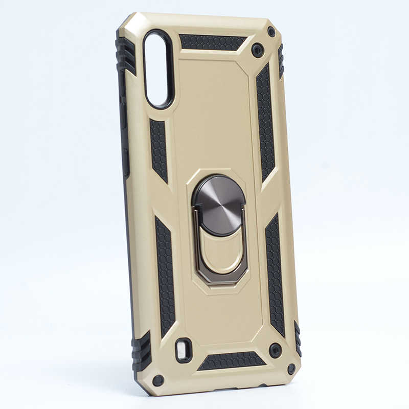 Galaxy Uyumlu M10 Kılıf Zore Vega Kapak-Gold