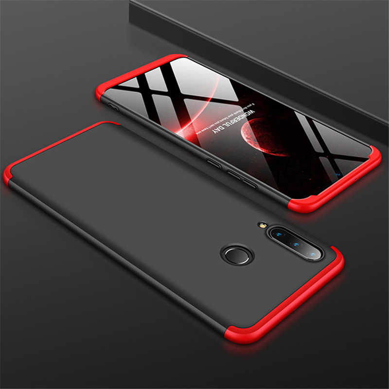 Huawei Uyumlu P30 Lite Kılıf Zore Ays Kapak-Siyah-kırmızı