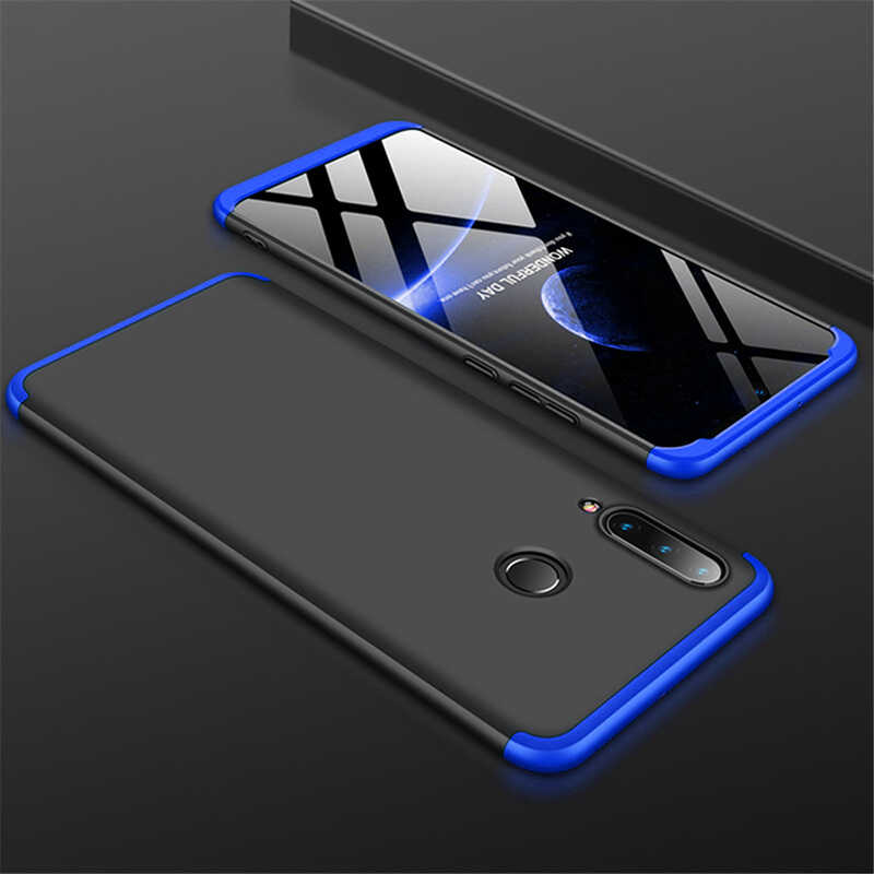 Huawei Uyumlu P30 Lite Kılıf Zore Ays Kapak-Siyah-mavi