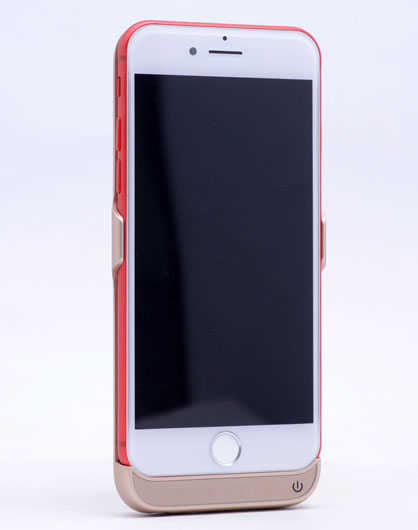 iPhone Uyumlu 7 Plus Şarjlı Kılıf Harici Batarya-Gold