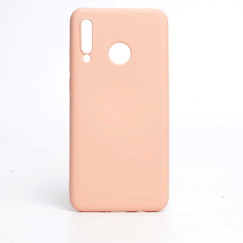 Huawei Uyumlu P30 Lite Kılıf Zore İnci Silikon-Pembe