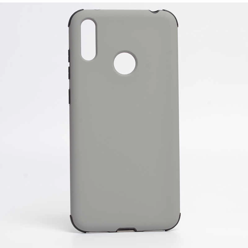 Huawei Uyumlu Y7 Prime 2019 Kılıf Zore Fantastik Kapak-Gri