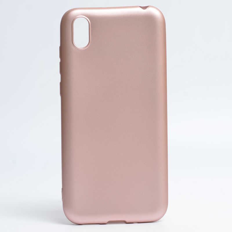 Huawei Uyumlu Y5 2019 Kılıf Zore Premier Silikon Kapak-Rose gold