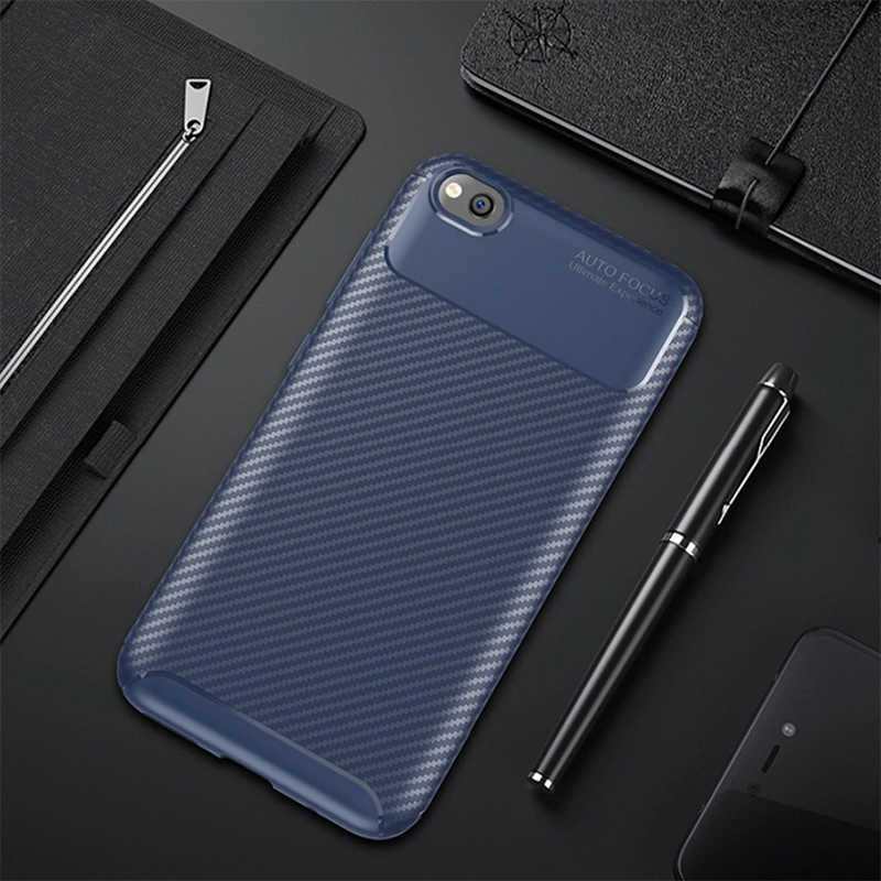 Xiaomi Uyumlu  Redmi Go Kılıf Zore Negro Silikon Kapak-Lacivert